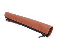 Generic Durable PU Leather Stroller Armrest Cover with Zipper for Baby Stroller Handlebar Protection, Suitable for Bugaboo Bee and Most Models, 4-Pack (Brown)