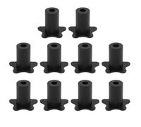 Generic Durable Silicone Satellite Cable Grommet Wall Hole Beautifier Kit for 16mm Antenna Cable Indoor Outdoor (Black)
