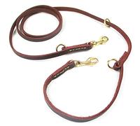 Generic Durable Soft Leather Dog Rope Anti Lost Comfortable for Better Control Running 1pcs Set, Pet Supplies