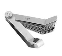 Generic Durable Stainless Steel Curved Feeler Measuring Tool for Inspection 0.05-1.00mm for Engineers and Metalworkers