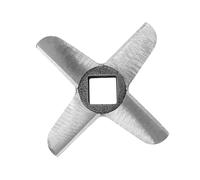 Generic Durable Steel Kitchen Food Mincer Cutter Part with Cross Vane/Wing Design, 5 Different Blades, Suitable for Making Sausage, Easy to (No. 32)