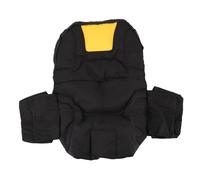 Generic Dust Proof Tractor Cover Anti Slip Adjustable Protector for Riding Grass Mower Owners (Black Yellow)