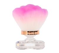 Generic Dusting Brush for Manicure Beautiful Flower Shape Soft Bristles for Home or Salon Use, Ergonomic Handle, 1 Unit