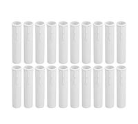 Generic E12 Candle Covers Sleeves, Non- Simulation Wax Drop Candle Light Socket Covers for Retro Chandeliers, 20pcs Included