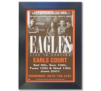 'Generic' Eagles #1 VINTAGE RARE BAND ROCK Posters Concert Tour Music - A4 A3 A2 - Quality Prints … (Black Frame, A4)