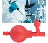 Generic Ear Wax Bulb Durable Natural Rubber Suction Bulb for Food and Agricultural Research Red 2 Pieces