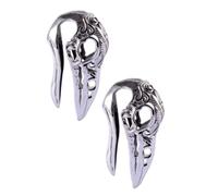 Generic Ear Weights, 2PCS 9/16 14mm Ear Weights Ear Hangers for Stretched Ears Bird Stainless Steel Ear Weights Expander Gauge Earrings for Body Piercing Jewelry Upgrade Plugs, Sliver, 6.7x3.69cm