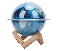 Generic Earth Lamp Humidifier, Multicolor Night Light with 330ml Water Tank for Aromatherapy Diffuser and Air Purifier, 5dB Quiet Operation, Stylish Stand for Home Office Decor