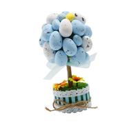 Generic Easter Egg Potted Table Decorations Creative Home Decor Party Supplies Flower Pot Easter Decorations for Holiday Fireplace, Blue