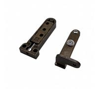 Generic Easy to Install Door Rotation Hinge | Electroplated Zinc Alloy, Concealed Shaft Door Hinge Elongated Body, for Interior Wooden Doors, Home Renovators, Copper