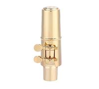 Generic Eb Saxophone 7C Mouthpiece with Cap Pads, Delicate Design Accessory for Comfortable Feeling, with Pads, for Jazz Performers