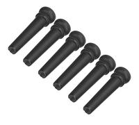 Generic Ebony Guitar Pins Pegs Replacement Tool 6pcs with Elegant Decor for Acoustic Guitar Sound Quality