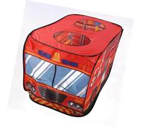 Generic Eco-Friendly And Durable Fire Truck Tent, Breathable And Tulle Designs Kids Play Tent, Kids Travel for Children Home (Type A)