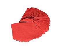 Generic Eco-Friendly Candy Foil Sheets, 100Pcs/Lot Square Durable 3" X 3" Foil Wrappers, for Confections Sweets Dessert Chocolate (Red)