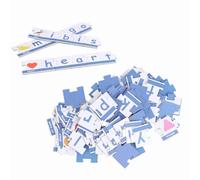 Generic Educational 90Pcs Spelling Puzzle Game Set for Children, Logical Thinking and Letter Recognition Cognitive Toy, Safe and Colorful Cardboard Design ((word puzzle))