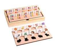 Generic Educational Matching Game Wooden Shape Sorter Puzzle With Shadow Matching And Number Awareness Cards Promotes Focused Hands On Practice suitable for preschool centers classroom activities