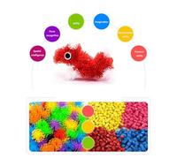 generic Educational Toy Sticky Balls Toys,Educational Toy DIY Thorn Balls Building Block Toy,DIY Thorn Balls Building Block Toy for Children Over 3 Years Old (B)