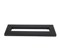 Generic Effect Pedal Board with Non-Slip Mats and 15 Ribbons for Electric Guitar Setup in Black Size S (S)