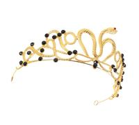 Generic Egyptian Snake Headband Wedding Tiaras for Bride Rhinestone Alloy Crown with Radiant Sparkling Design Elegant Bridal Party Headdress for Women Halloween Birthday Costume