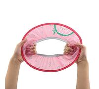 Generic Elastic Baby Shower Cap Kids Bathing Hat for Shampooing and Sunshade Durable Eco-Friendly Material (Pink)