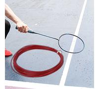 Generic Elastic Badminton Racquet String Multifilament Durable 10m Length for Racket Sports Training 2 Pcs Color Optional (Red)