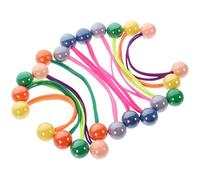 Generic Elastic Hair Bands 12Pcs Double Ball Hair Ties Not Easy to Deform Ponytail Holders for