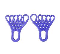 Generic Elastic Toe Stretcher Foot Stretchy Belt with Bump Massage Points Toe Spacer 5 Toes Spreader Straightener for Overlapping Hammer Toes
