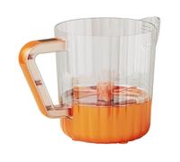 Generic Electric A Compact Kitchen Mixer, Hand Mixer and Egg Beater with 1L Container for Foam Removal As A Gift for Hobby, Orange