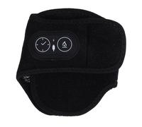 Generic Electric Ankle Heating Pad Adjustable Temperature Control Heated Ankle Wrap for Home Office Use - Soft OK Fabric (Black)