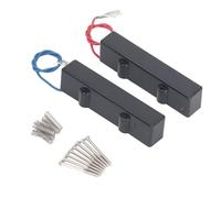 Generic Electric Bass Pickup 5 String Open Style Noise Set for Musicians 2 Pcs Durable Components
