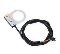 Generic Electric Bicycle Assistant Sensor, 12 Magnets E Bike PAS System Speed Sensor, Wheel Mounted Sensor for Dynamic Detection with Steel Material, 1:1 Power Assist