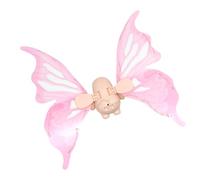 Generic Electric Butterfly Wings for Children, Pink, Unisex, Approx. 36x36.5cm/14.17x14.37 inches, ABS, Transforming Light, Musical Fairy Wings, Halloween, Party, Show, Role Playing