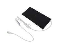 Generic Electric Cloth Heater Light Weight Portable Bendable Washable USB Heating Pad for Back Waist Seating Cushion 4 Gear Adjustment Indoor Outdoor Use (10x20cm)