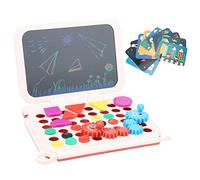 Generic Electric Drawing Pad Writing Board Toy Multi-functional Color Screen Drawing Painting Toy for Children, Bright Color, Entertainment and Interaction, Applicable Age 3+, Plastic Material (Red)