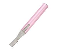 Generic Electric Eyebrow Razors Painless Hair Remover Tool for Facial Hair Removal, Pink, Push Button Switch, Durable Battery Life, Easy to Use for All Skin Types