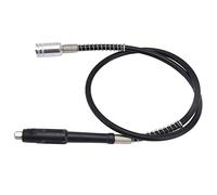 Generic Electric Grinder Flexible Shaft Kit with 3 Chuck Sizes Comfortable PVC Handle 42in Length for Engraving and Dust Removal