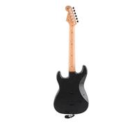 Generic Electric Guitar Toy Safe Real Looking Simulated Electric Guitar for Kids Multifunctional Travel (Black)
