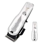 Generic Electric Hair Cutter Clipper Protective Shell High Temperature Durable for Walsh 8504 PC Material Golden Silver Rose Gold Wood Grain for Replacement Cover (Chrome Silver)