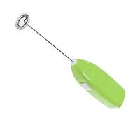 Generic Electric Hand Mixer Small Lightweight Battery Operated for Cafe Home Use Portable Plastic Metal 60g (Green)