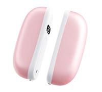 Generic Electric Hand Warmers Roseate 3600mAh Rechargeable Magnetic Smart Temp Control Digital Temp Display Hand Warmer for Cold Weather Travelers ABS Roseate