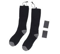 Generic Electric Heated Washable Socks for Men Women Rechargeable Portable Camping Skiing Hiking 1 Pair (Black)