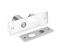 Generic Electric Mortise Lock Ultra-Low Power Embedded 2-Wire Locking System for Glass Doors, Stainless Steel DC12V Security Access Lock