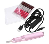 Generic Electric Nail Drill Machine 20000 Revolutions Per Minute Speed USB Powered Nail File with Aluminium Alloy Body for Personal Use