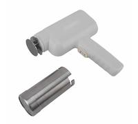 Generic Electric Pasta Maker Portable Automatic Handheld Press Machine for Family Kitchen Stainless Steel 5pcs Noodle Molds (White)