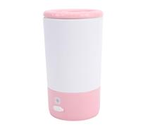 Generic Electric Pet Foot Washer, 6.69x3.35in Automatic USB Compact Portable Dog Muddy Foot Cleaner, One Click Start Dog Cleaner Accessories for Dogs Cats Grooming (Pink)