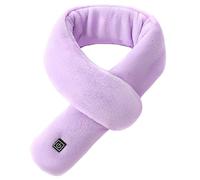 Generic Electric Scarf | Electric Neck Warmer, 3 Temperature Settings for Heated Scarves, for Cold Winters, Christmas, Skiing, Running, Travel Essential Items for Winter (Lavander)