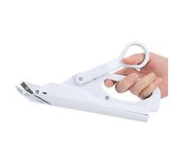 Generic Electric Scissors Household Compact Fabric Cutter Tool for Paper and Cloth Crafting White 1 Unit (White)