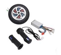 Generic Electric Scooter 8 Inch Glow in The Dark Hub Motor Kit for DIY Conversion with Brushless Controller & Twist Grips for Enthusiasts & Hobbyists