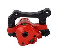 Generic Electric Scooter Disc Brake, Electric Scooter Mechanical Brake Caliper Right Side Disc with Screws and Spring Aluminum Alloy Right Side for (Red)