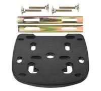 Generic Electric Scooter Rear Tail Box Base Plate with Thickened Heavy Duty Motorcycle Carrier Rack and Fixed Screws for Stable Cargo Mounting